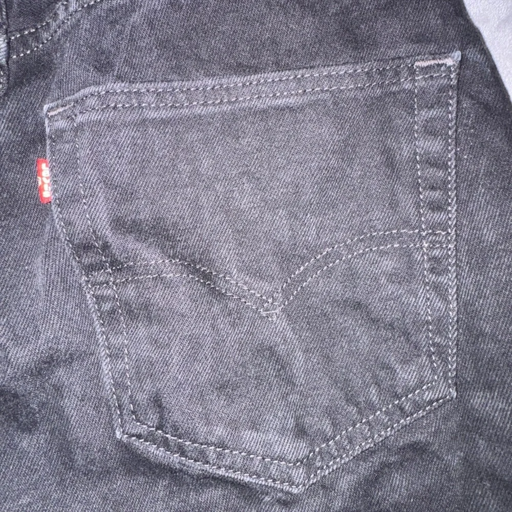 Levis‎ 505 Regular Fit Black Jeans Mens W33 L34 Straight Leg 00505-0260